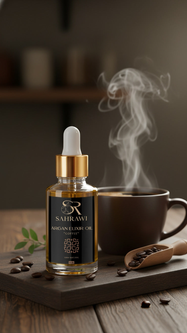 Argan Elixir Oil With Coffee