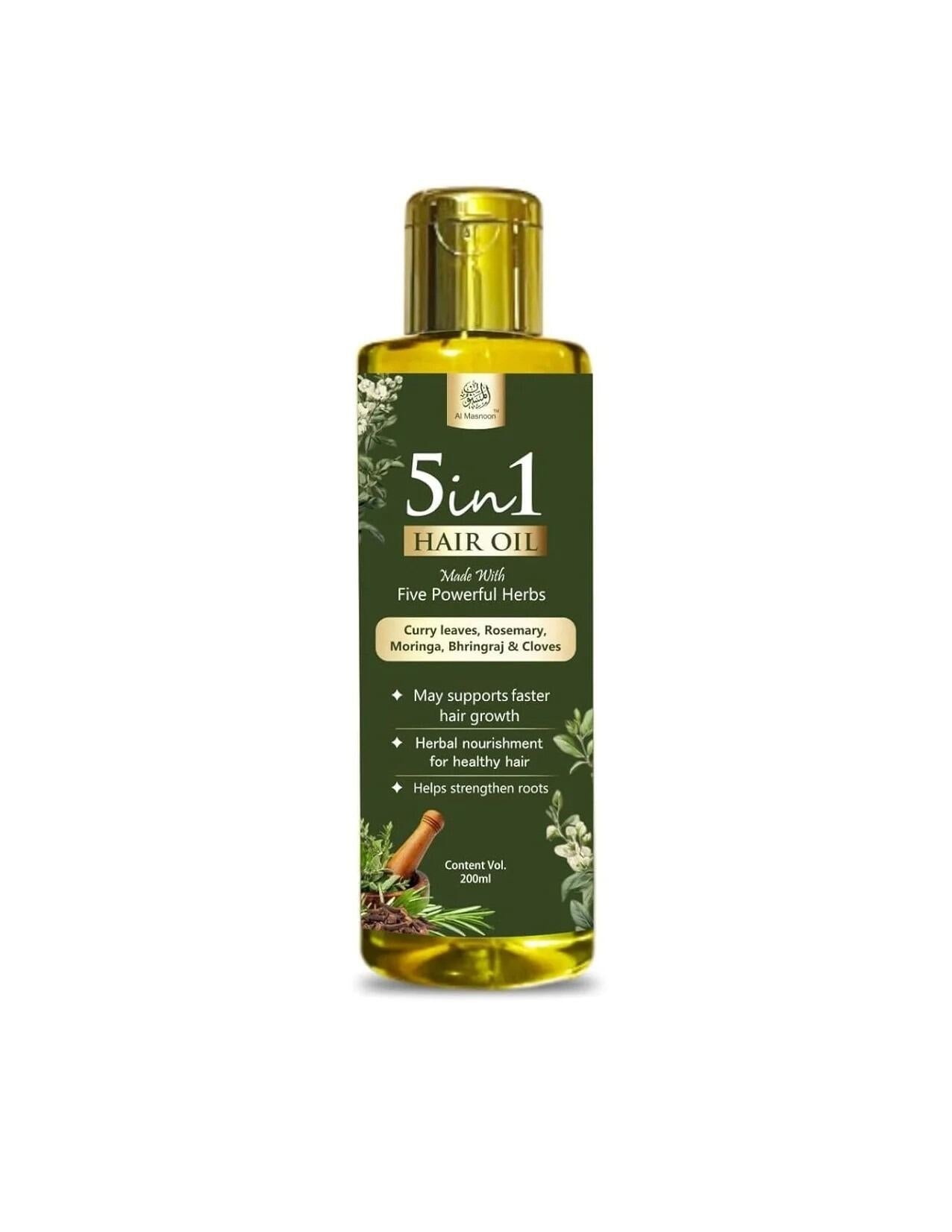 5-in-1 Herbal Hair Oil
